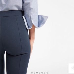 Everlane Side zip work pant navy